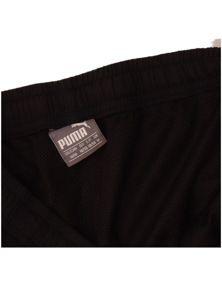 Calça de treino masculina Puma Joggers médio preto poliéster