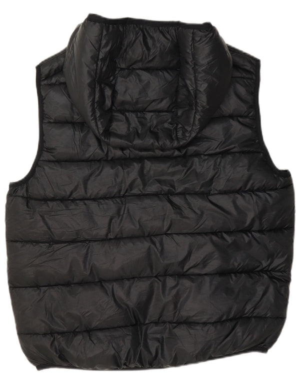 Colete acolchoado com capuz para meninos Champion 13-14 anos XL preto poliéster