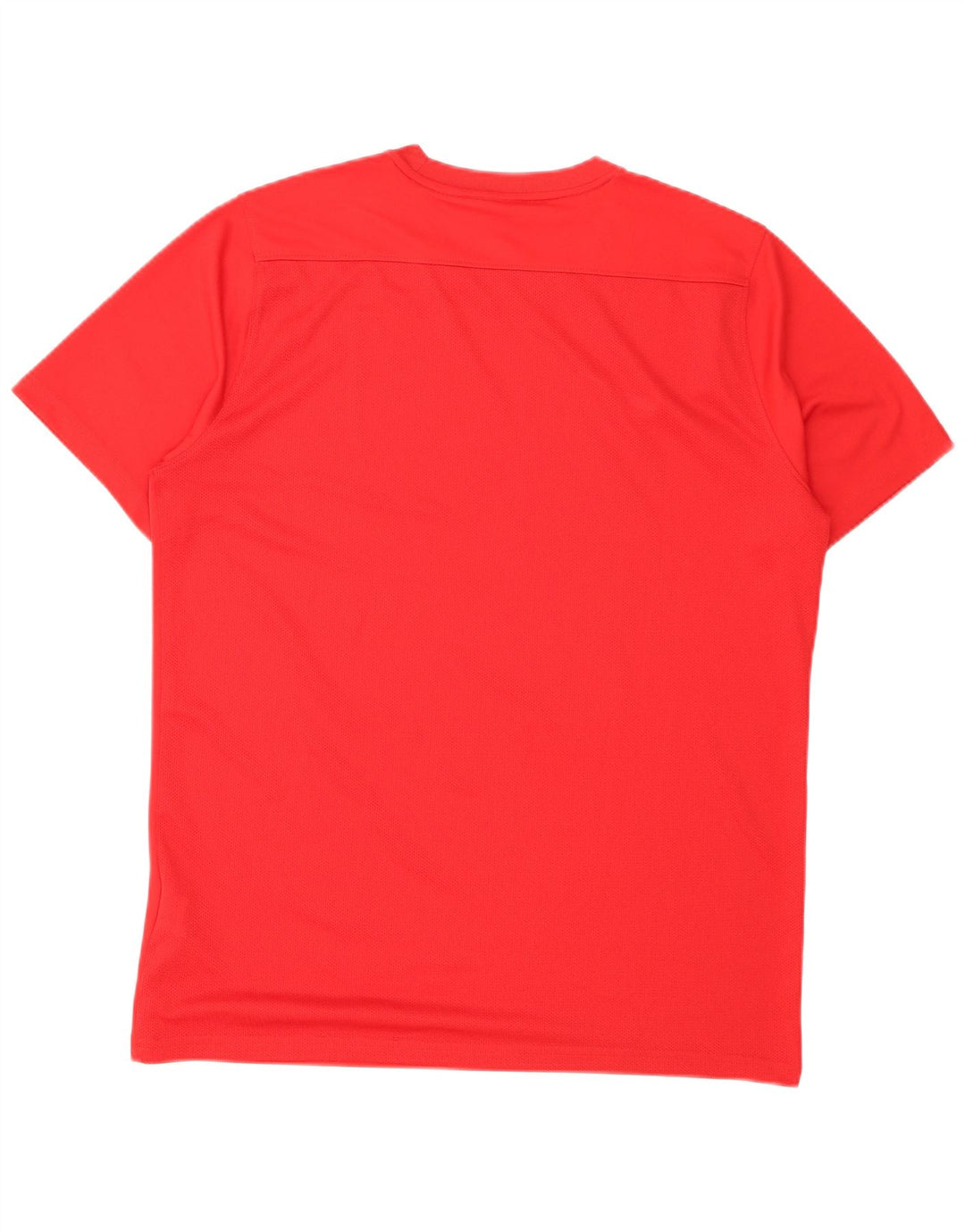 Nike Mens Dri Fit Camiseta Top Médio Poliéster Vermelho