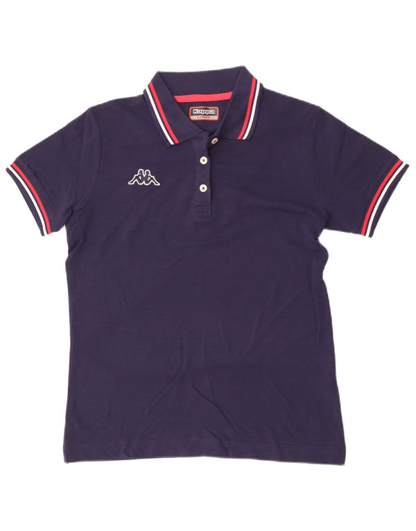Camisa polo feminina Kappa UK 14 grande azul marinho