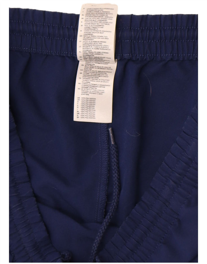 Shorts esportivos masculinos Adidas médio azul marinho poliéster
