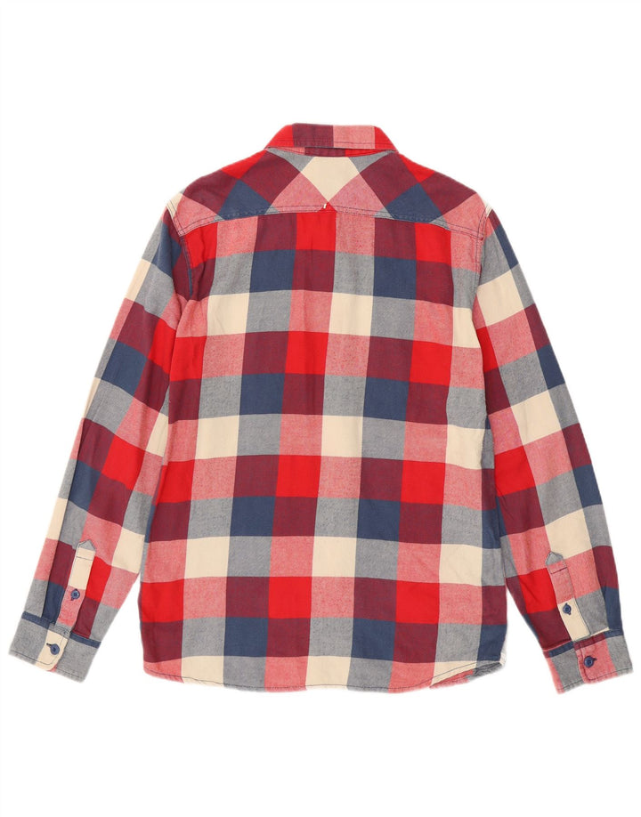 Camisa Vans Masculina Flanela Média Xadrez Vermelha