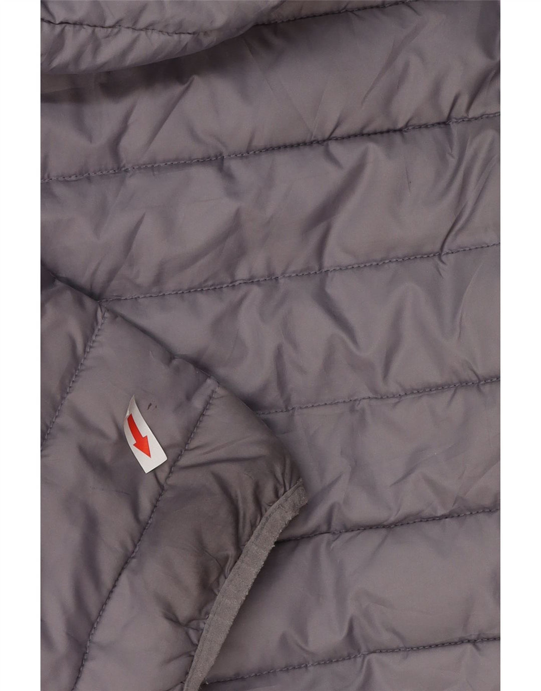 Ellesse Jaqueta masculina acolchoada com capuz UK 40 poliéster cinza grande