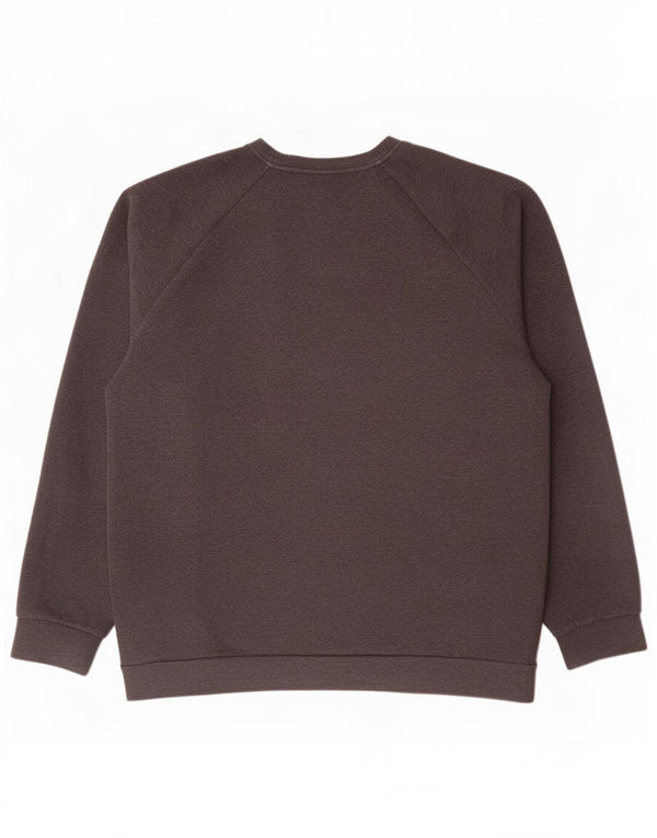 Adidas Mens Moletom Jumper 2XL Algodão Cinza