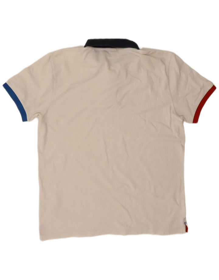 Camisa polo masculina North Sails 2XL algodão branco