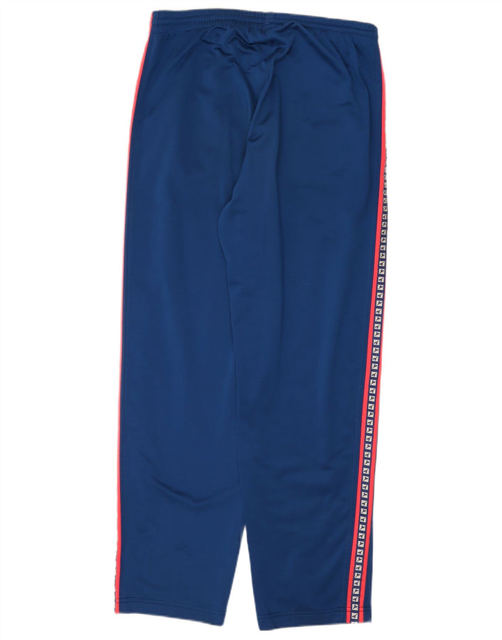 Calça de treino gráfica masculina Diadora UK 42 poliéster azul grande