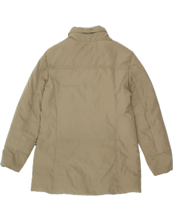 SERGIO TACCHINI Womens Hooded Padded Coat IT 48 XL Beige Vintage Sergio Tacchini and Second-Hand Sergio Tacchini from Messina Hembry 