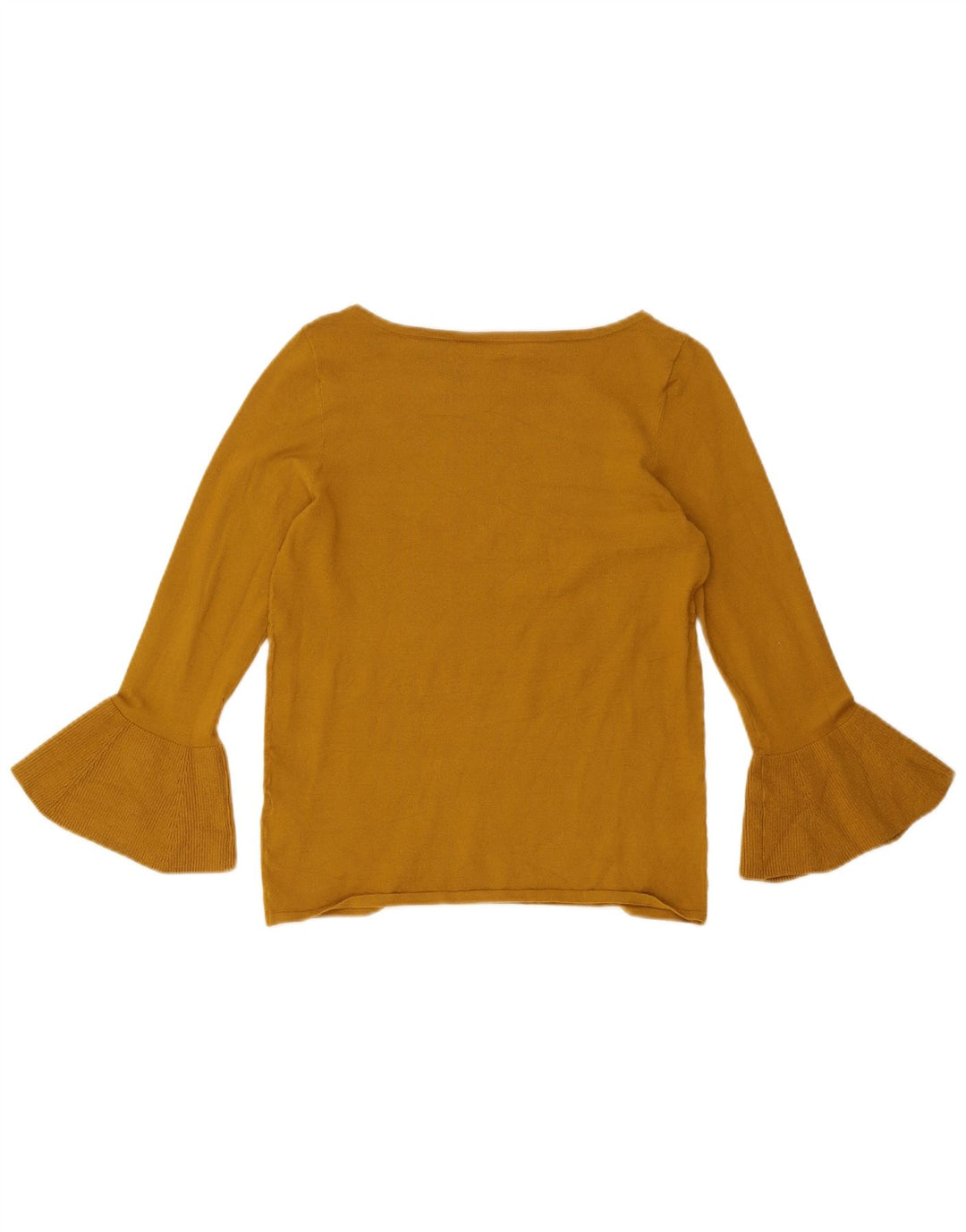 Top feminino Hobbs manga 3/4 UK 10 pequeno cáqui viscose