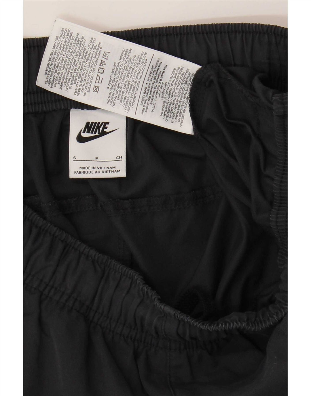 Calça esportiva masculina Nike Cargo pequena azul marinho algodão