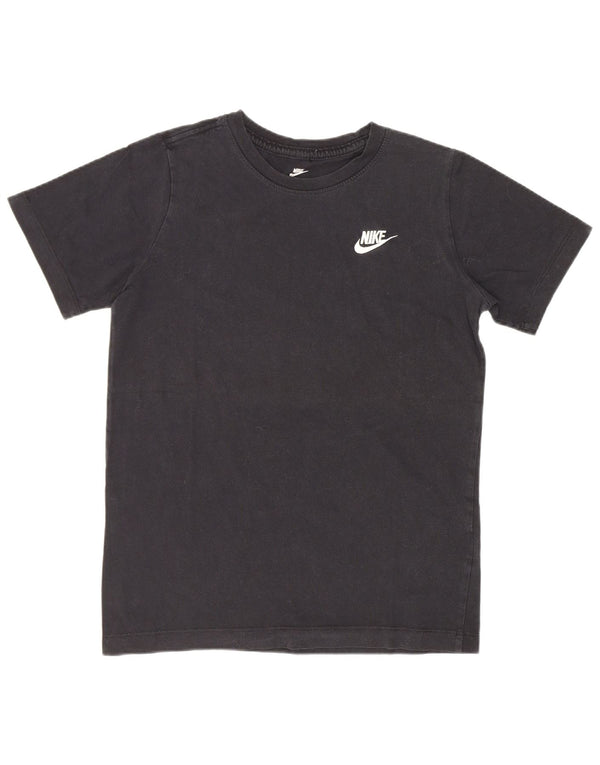 Camiseta Nike Meninos Top 12-13 Anos Grande Algodão Preto