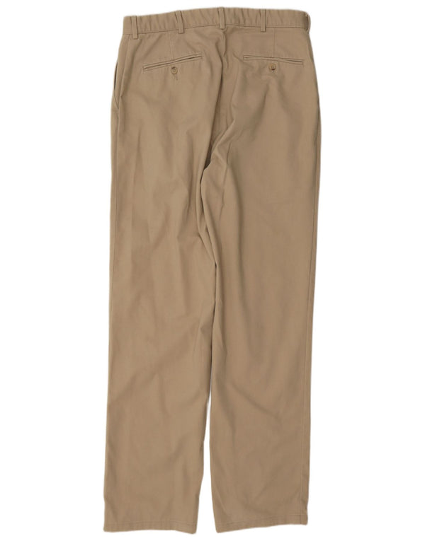 Polo Ralph Lauren Calça Chino Masculina Reta W34 L36 Algodão Bege