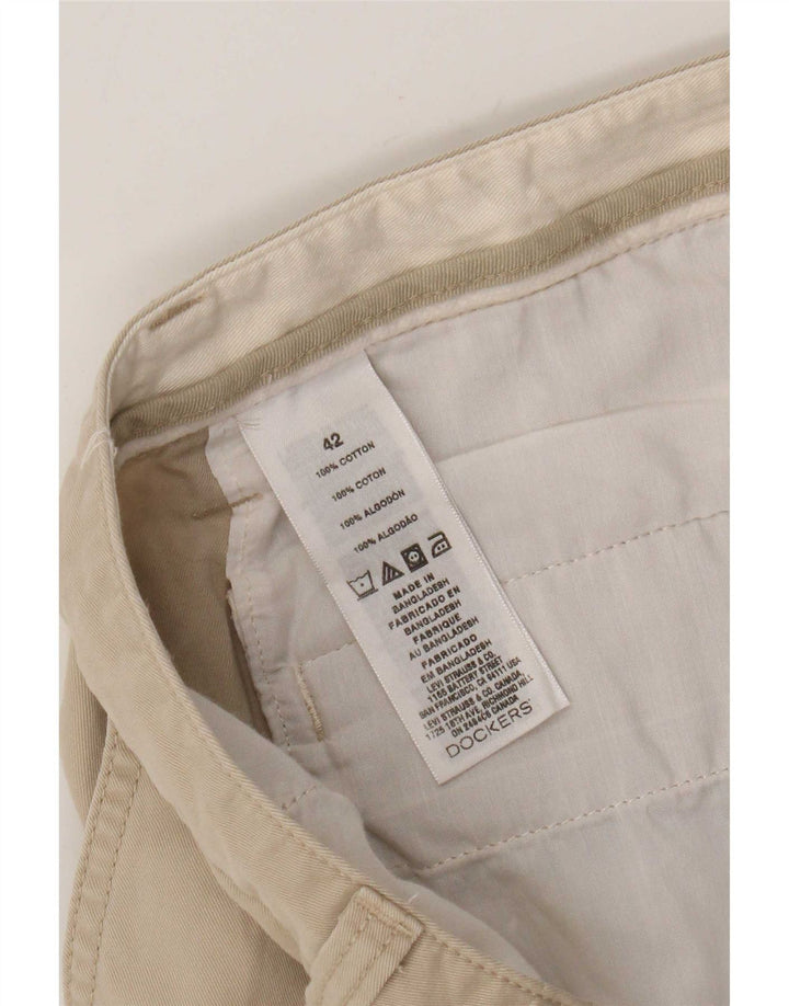 Shorts cargo masculino Dockers W42 2XL algodão bege