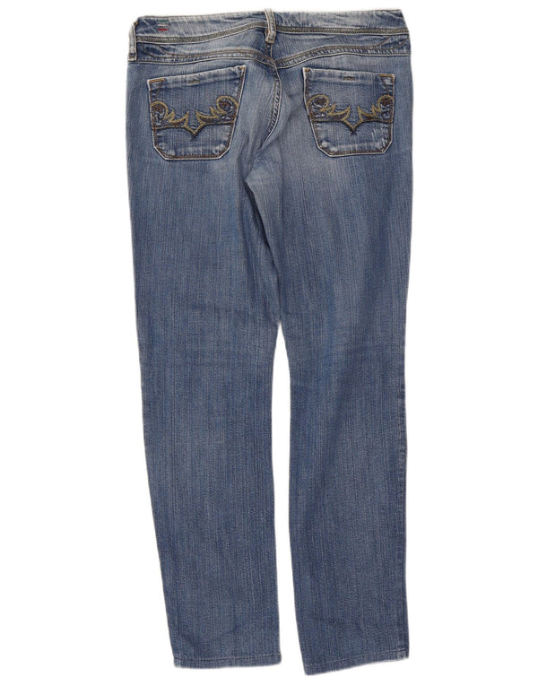 Jeans feminino diesel Lowky Slim Straight W29 L28 algodão azul