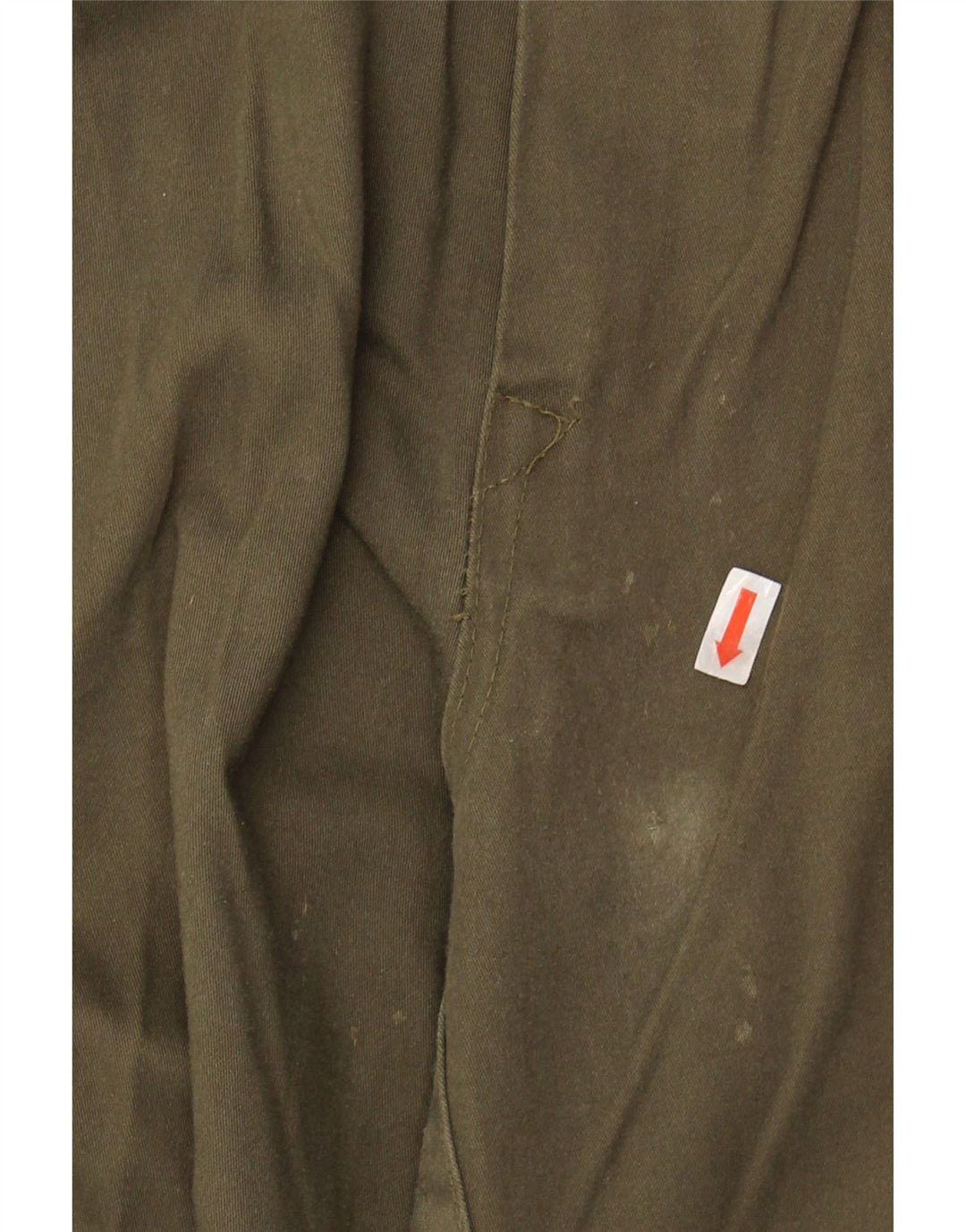 VINTAGE Mens Straight Cargo Trousers W34 L30 Khaki Vintage Vintage and Second-Hand Vintage from Messina Hembry 