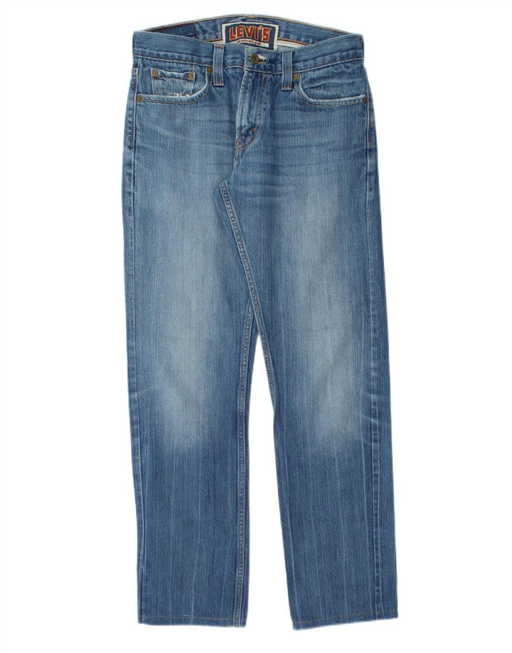 Levi's Masculino 514 Straight Jeans W30 L30 Azul Algodão