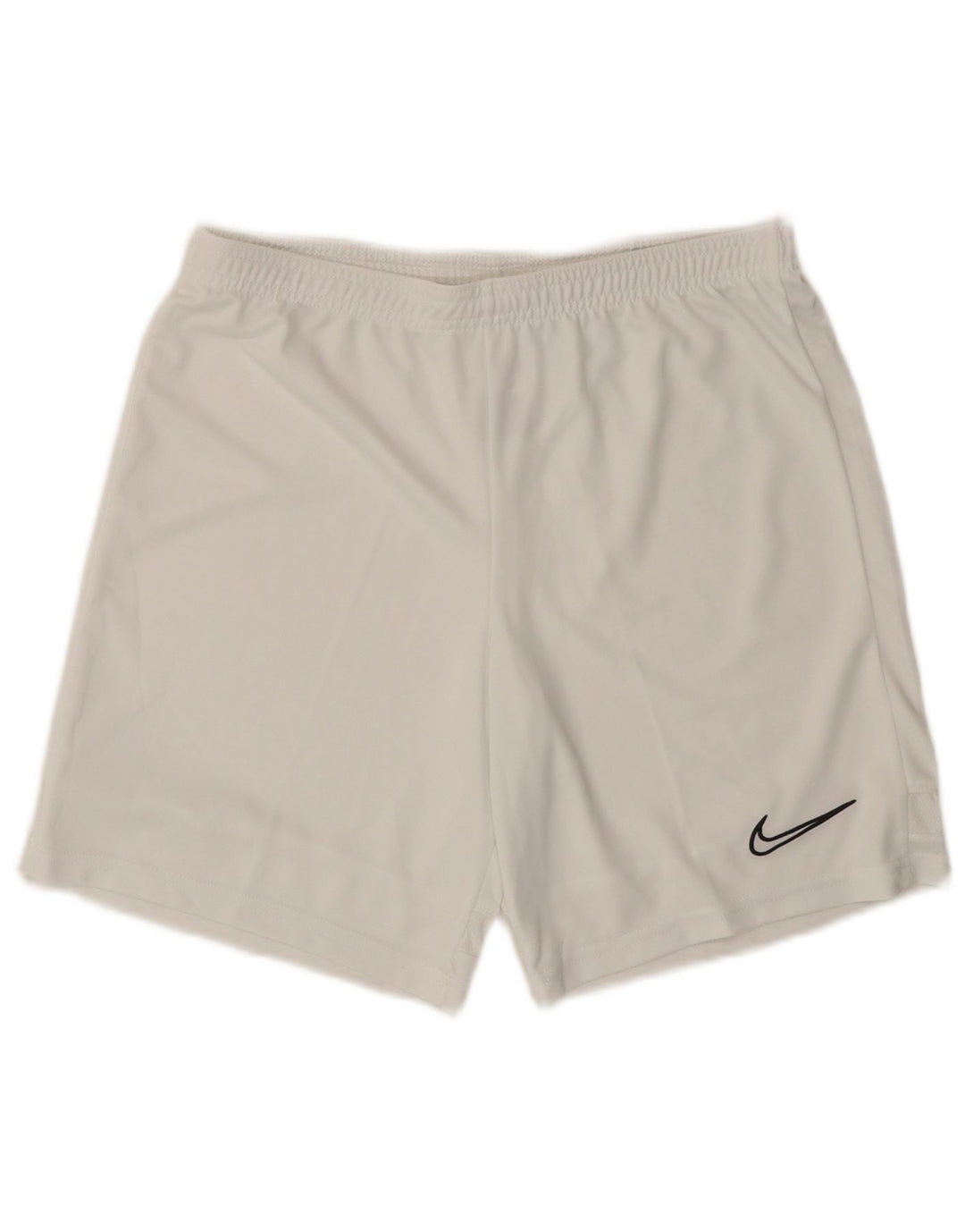 NIKE Masculino Dri Fit Sport Shorts Médio Branco Poliéster