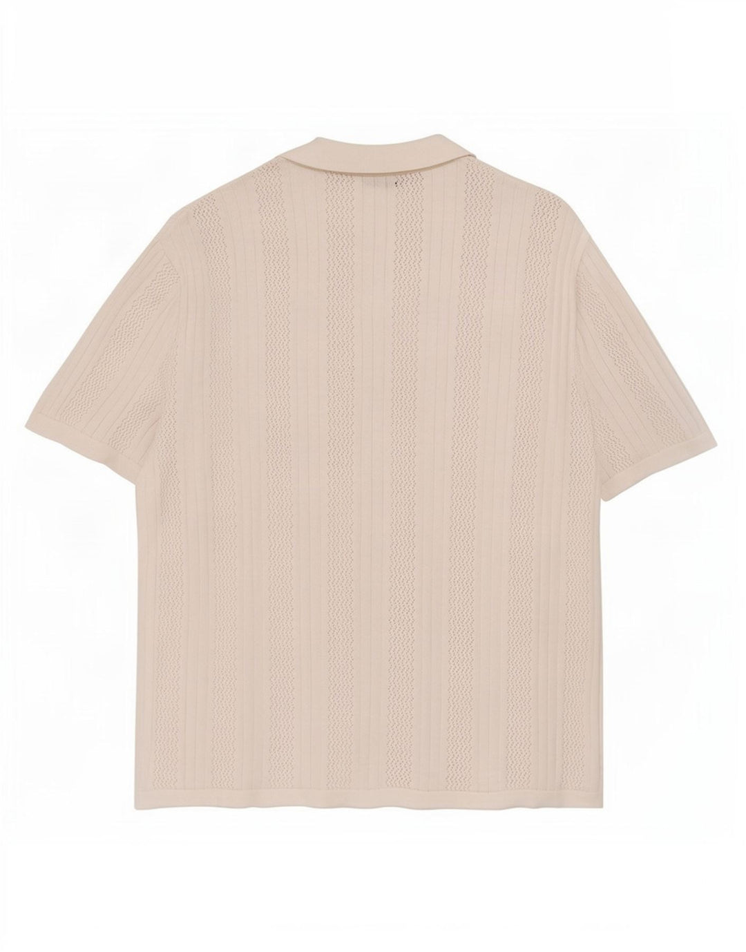Zara Camisa masculina de manga curta médio algodão branco