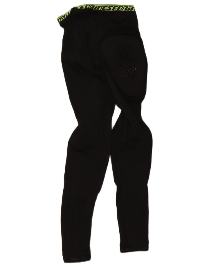 Leggings gráficas para motocicleta feminina Dainese UK 8 poliéster preto pequeno
