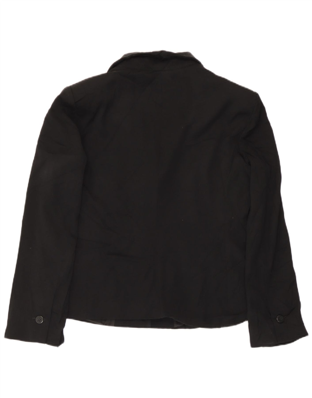 Jaqueta blazer feminina Giorgio Armani com 2 botões Reino Unido 14 médio preto