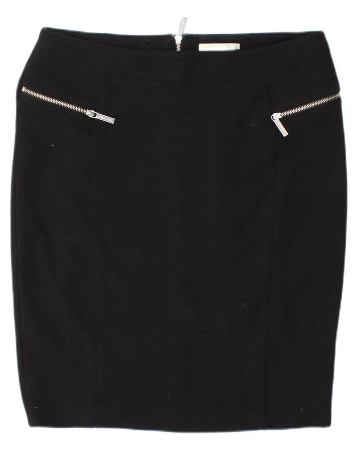 Saia lápis feminina MICHAEL KORS US 16 2XL W37 preto rayon