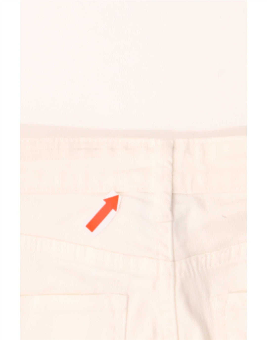 Massimo Dutti Womens Flared Jeans EU 38 Small W28 L29 Off White Cotton