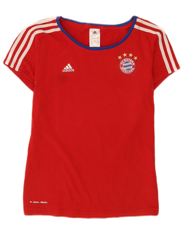 Camiseta Adidas Feminina Graphic Top UK 8/10 Pequena Vermelha Esportiva