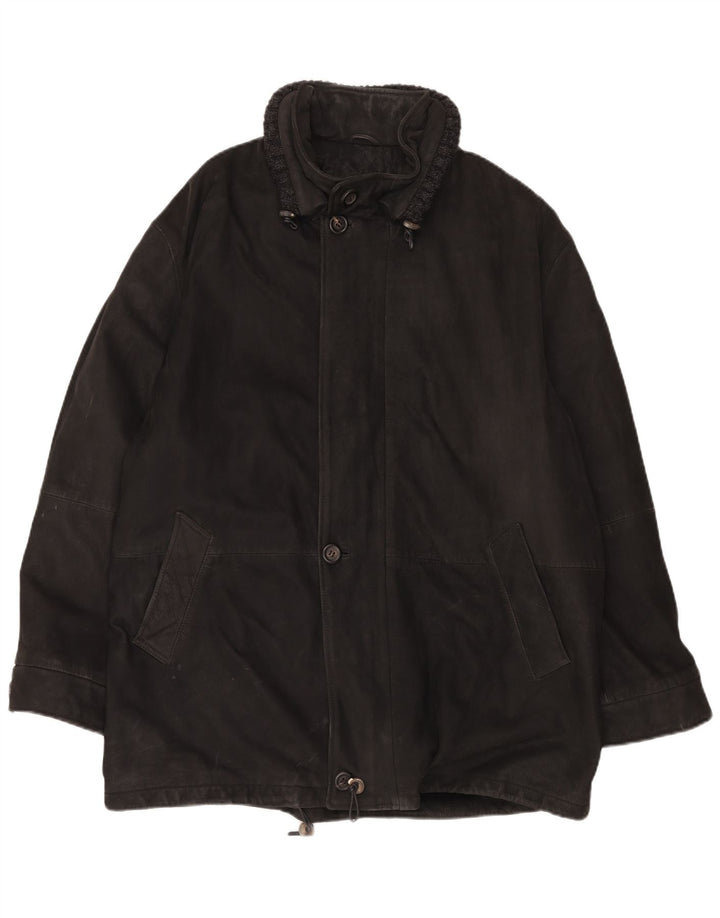 Casaco de couro masculino CONBIPEL IT 54 XL couro preto