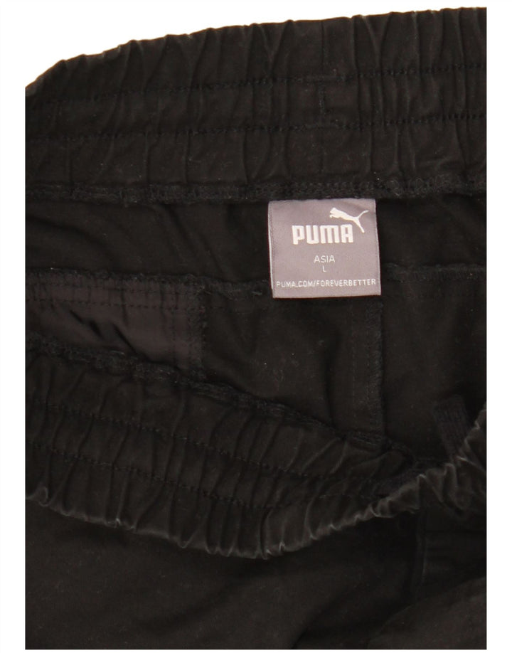 Calça de treino masculina PUMA Joggers grande preto