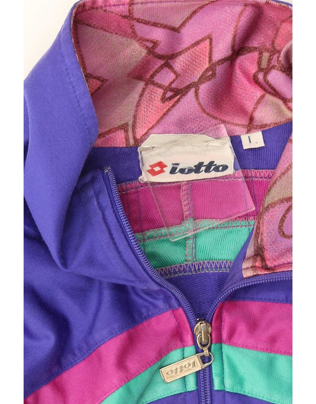 Lotto Mens Treino Top Jaqueta Grande Colorblock Roxo