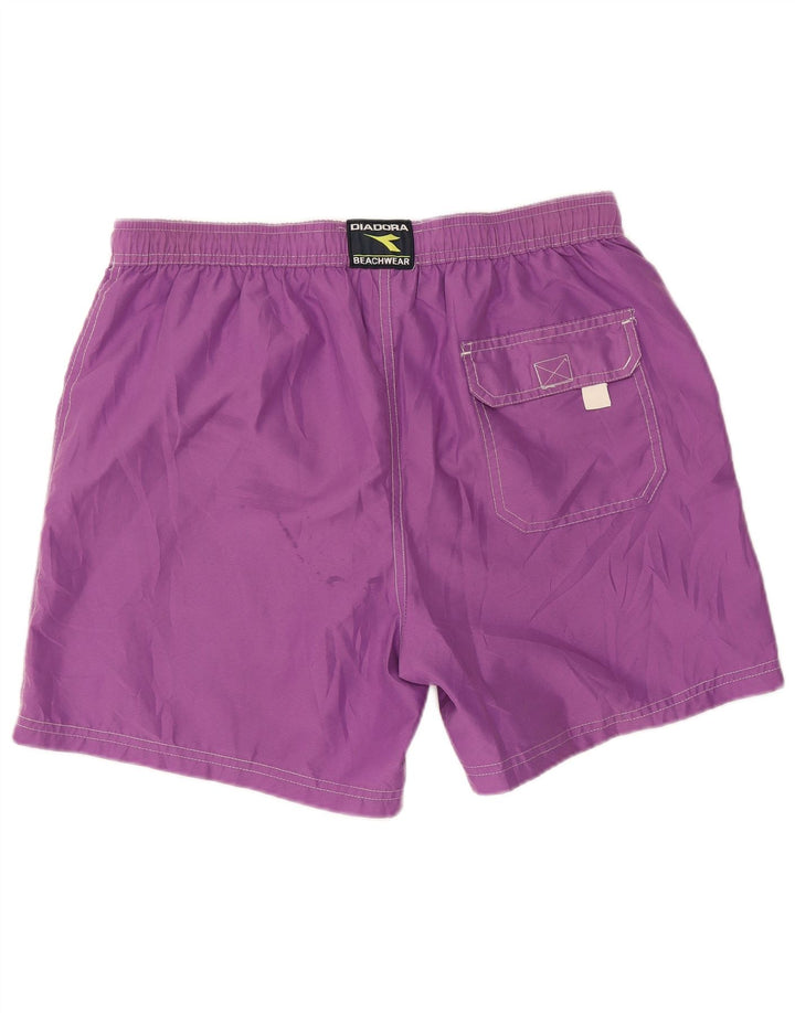 Shorts de natação masculino Diadora grande poliéster roxo