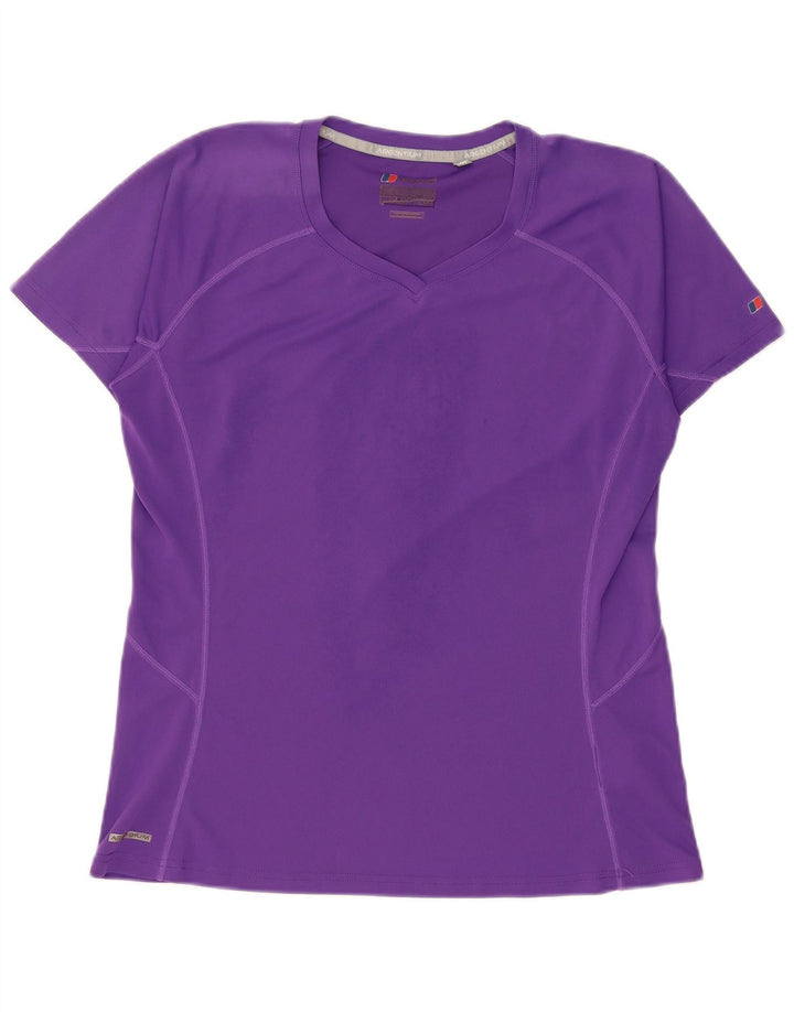 Camiseta feminina Berghaus grande poliéster roxo