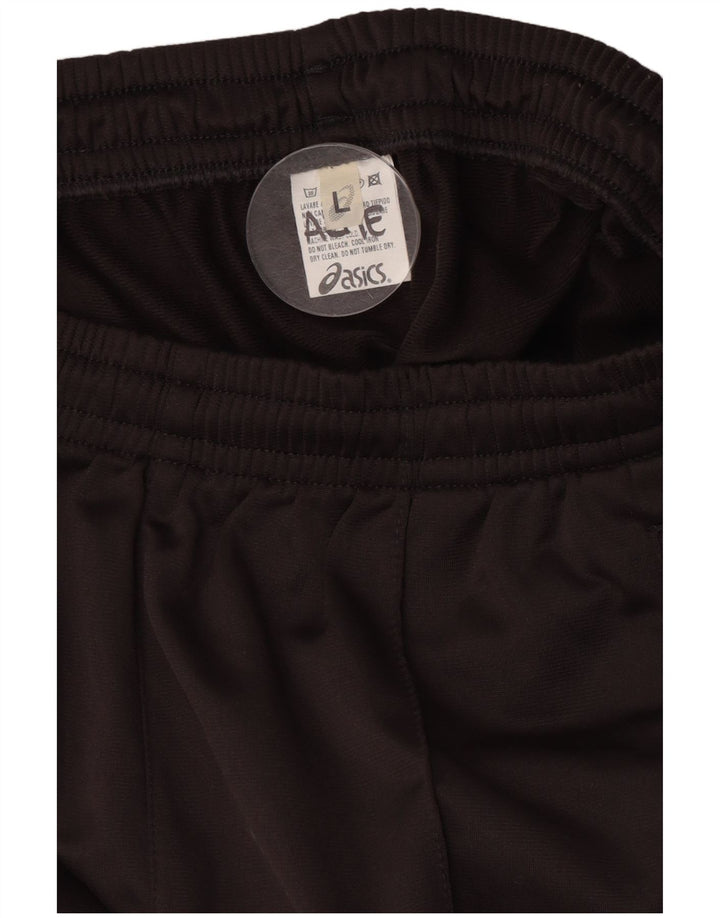 Calça de treino masculina ASICS grande poliéster marrom