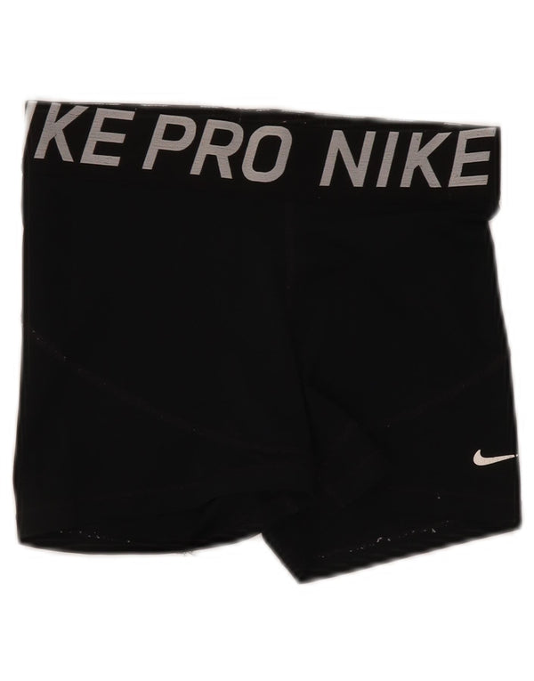 Shorts esportivos gráficos femininos Nike Dri Fit UK 12 médio preto
