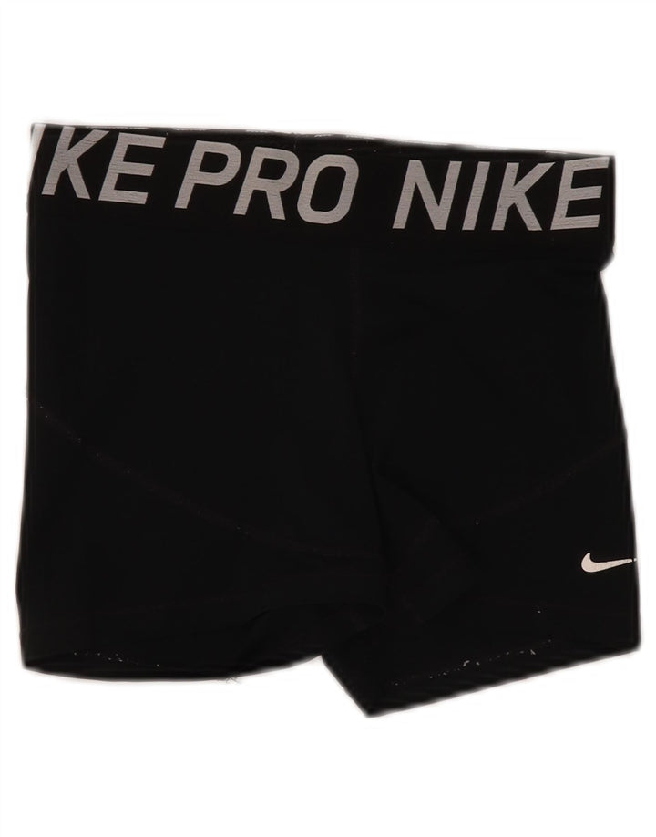 Shorts esportivos gráficos femininos Nike Dri Fit UK 12 médio preto