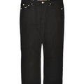 JACOB COHEN Womens Straight Casual Trousers W32 L27 Black Cotton | Vintage Jacob Cohen | Thrift | Second-Hand Jacob Cohen | Used Clothing | Messina Hembry 