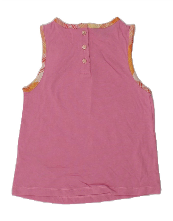 TOMMY HILFIGER Girls Sleeveless Blouse Top 3-4 Years Pink Cotton Vintage Tommy Hilfiger and Second-Hand Tommy Hilfiger from Messina Hembry 
