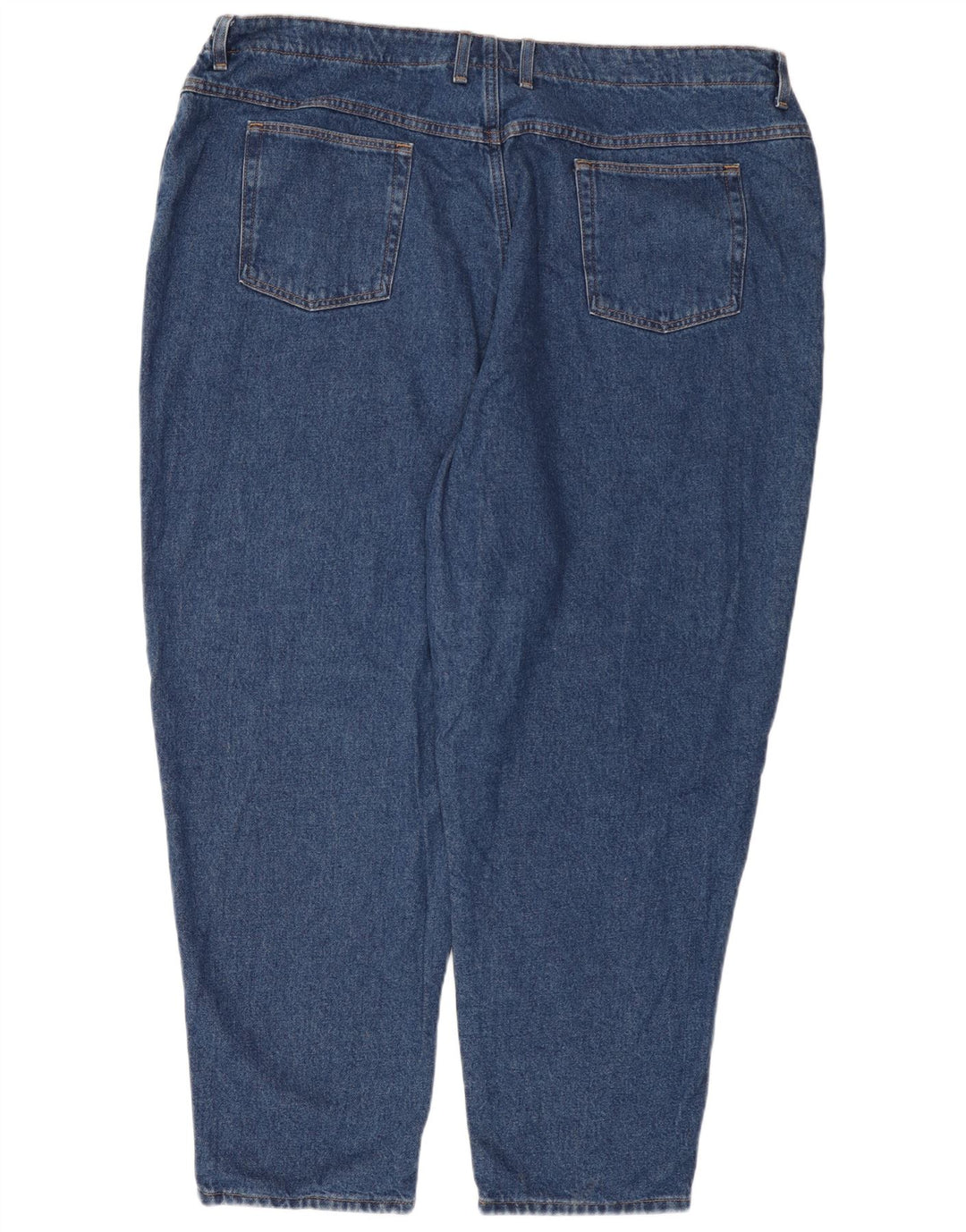 L.L.BEAN Calça Jeans Feminina Original Fit Straight US 26 5XL W52 L30 Azul