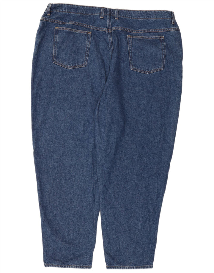 L.L.BEAN Calça Jeans Feminina Original Fit Straight US 26 5XL W52 L30 Azul