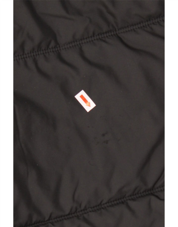 Jaqueta masculina acolchoada com capuz JACK WOLFSKIN UK 40 poliéster preto médio