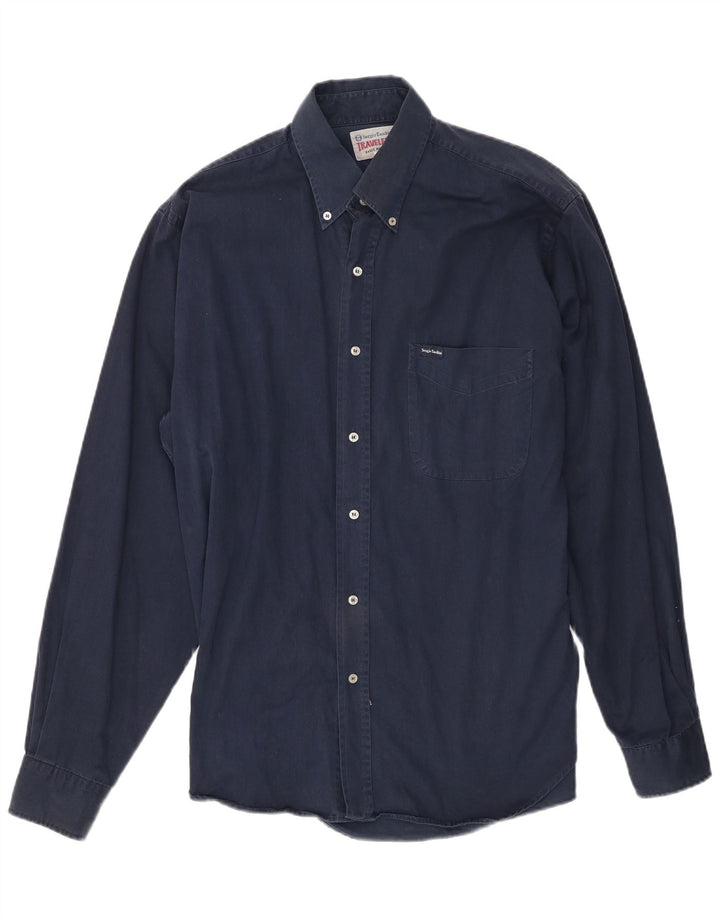 Camisa masculina Sergio Tacchini XL azul marinho