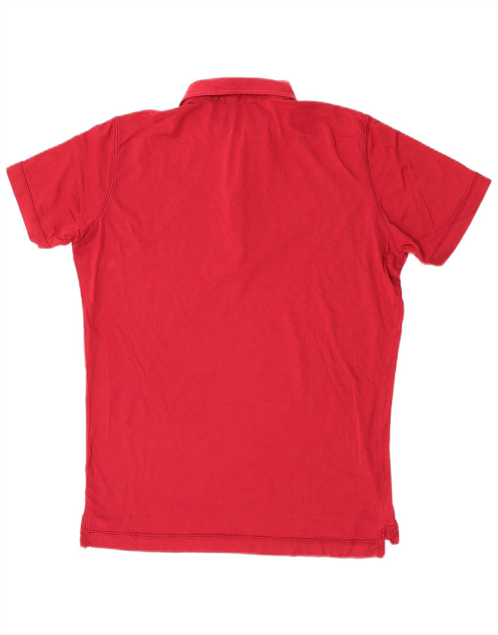 Camisa polo masculina diesel pequena Borgonha