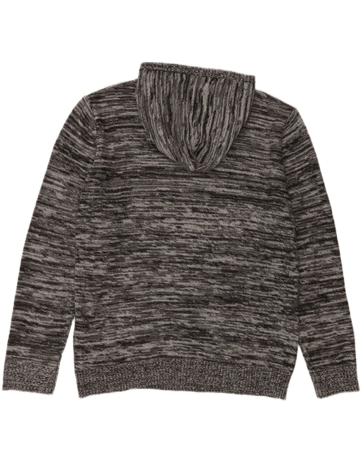 Suéter masculino com capuz Rip Curl XL cinza manchado acrílico