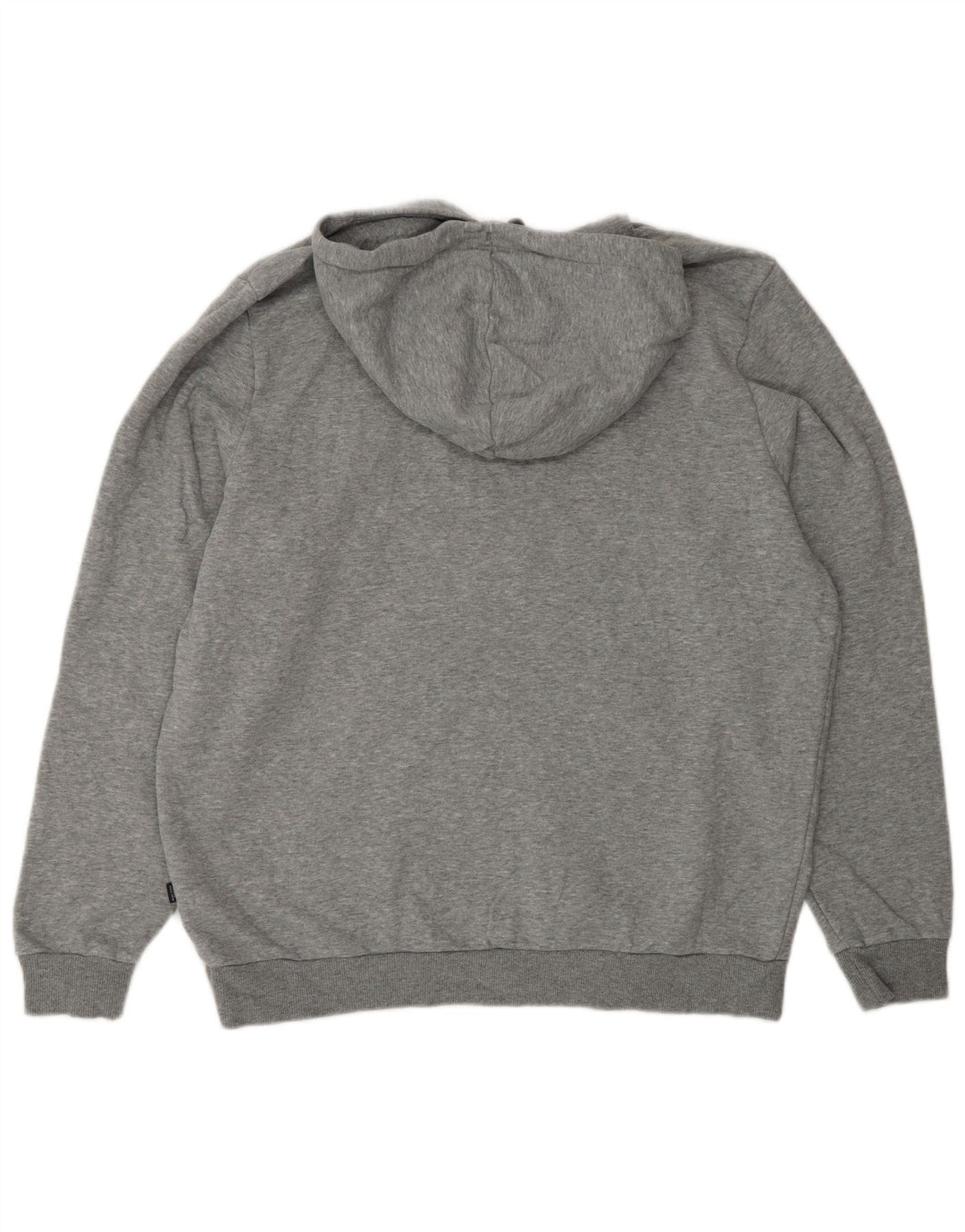 PUMA Mens Graphic Hoodie Jumper Grande Algodão Cinza