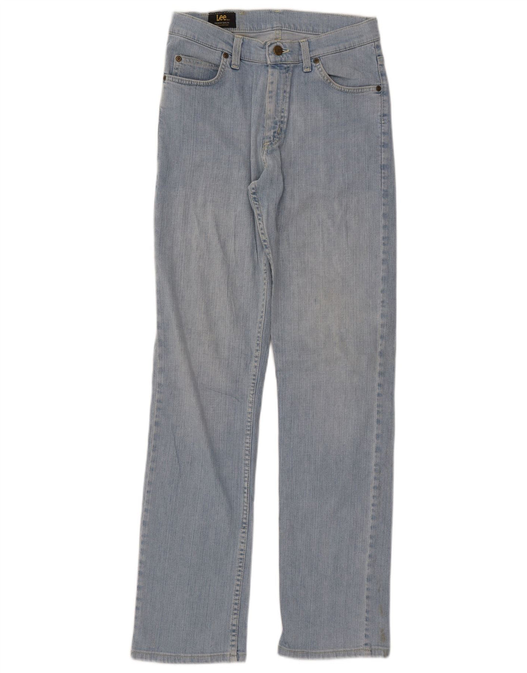 LEE Masculino Brooklyn Straight Jeans W30 L34 Azul Algodão