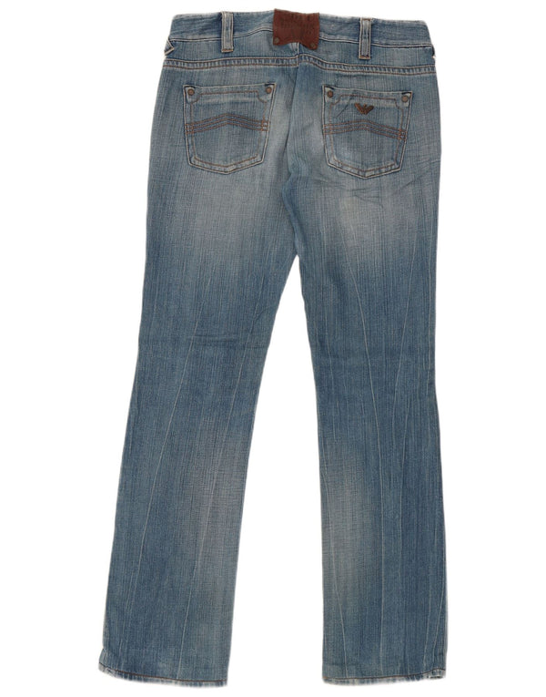 Jeans retos femininos Armani W27 L31 algodão azul