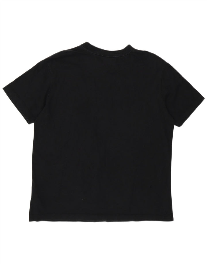 Camiseta masculina Nike Top pequeno algodão preto