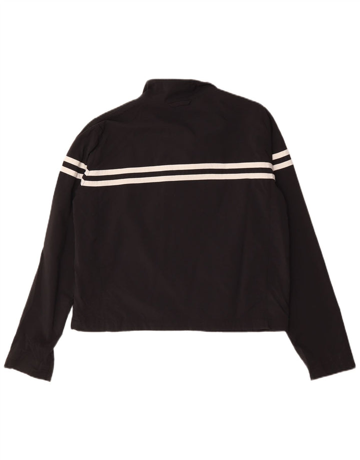 Jaqueta Nike Feminina Crop Tracksuit Top EUA 12/14 Grande Listrada Preta