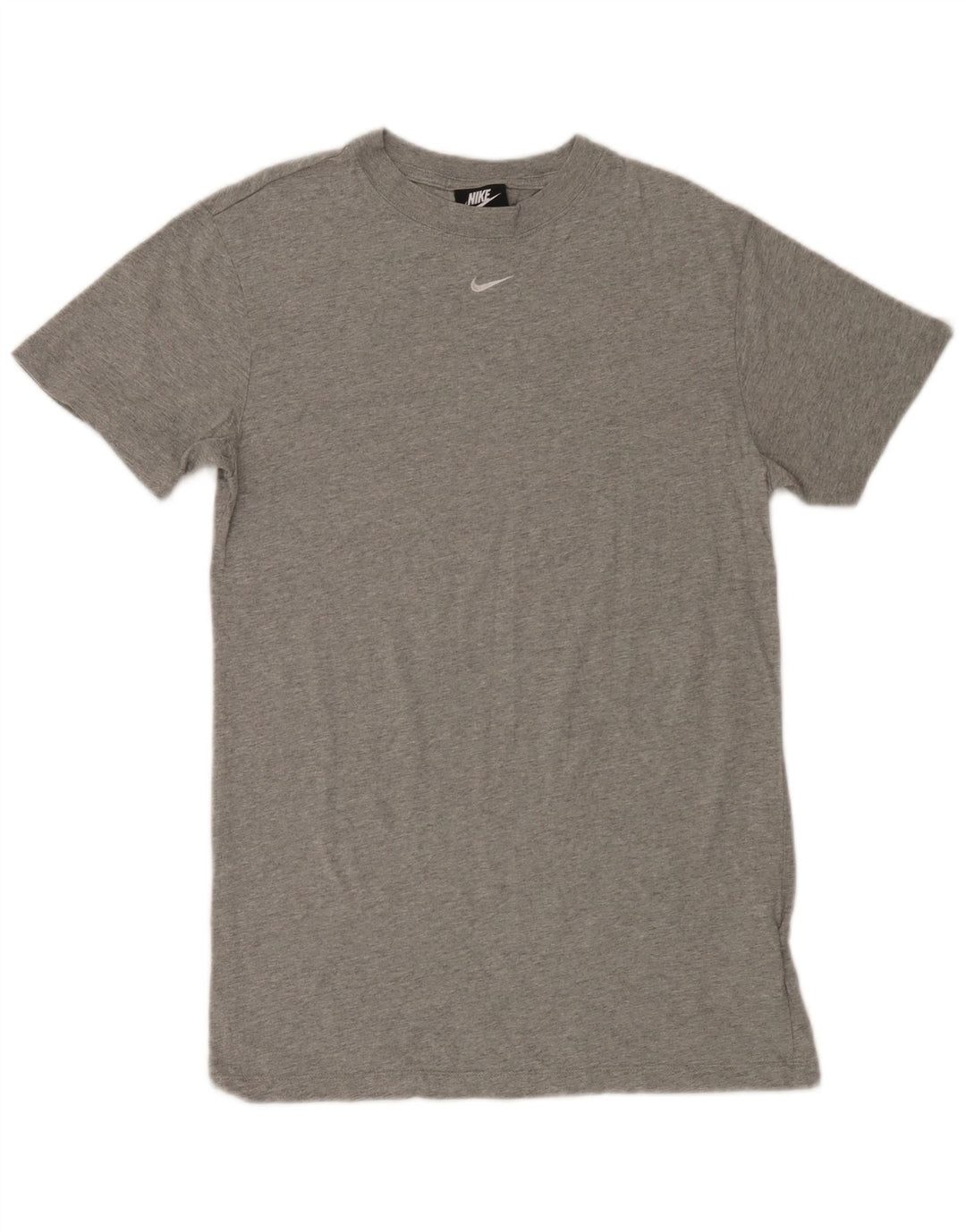 Camiseta masculina Nike Top XS cinza manchado de algodão