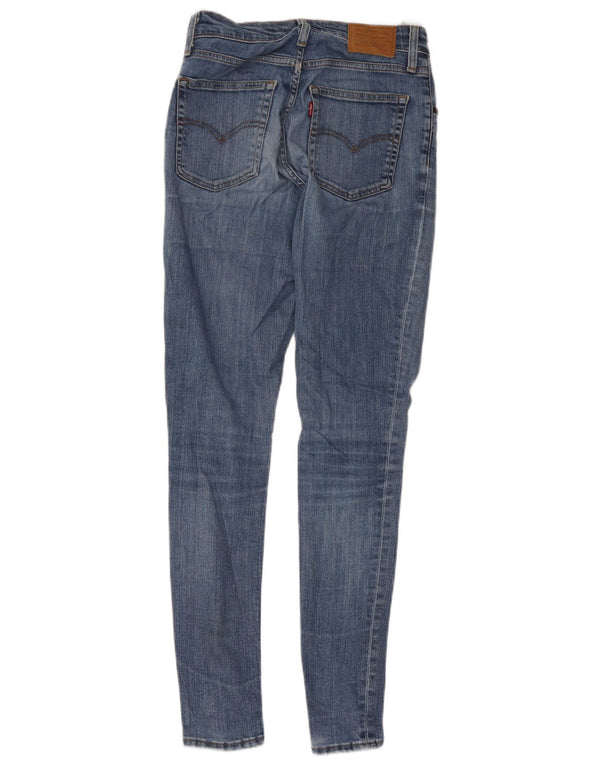 Levi's Womens 721 High Rise Skinny Jeans W26 L29 Blue Cotton