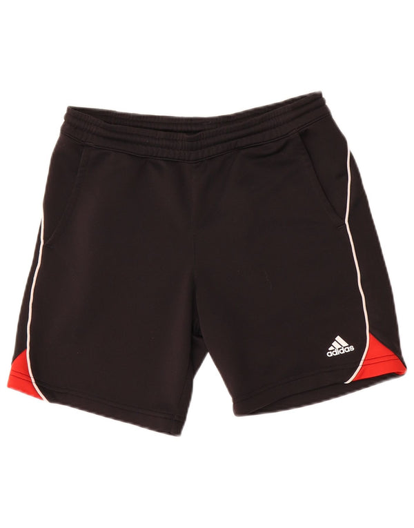 Shorts esportivos Adidas Boys Climalite 9-10 anos preto colorblock poliéster